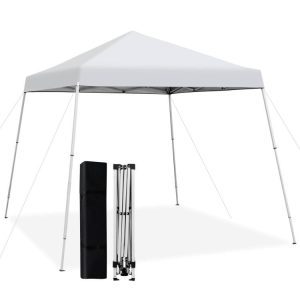 10 x 10 Feet Outdoor Instant Pop-up Canopy with Carrying Bag White |   Canopies Canopies Canopies