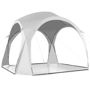 11  x 11 Feet Patio Sun Shade Shelter Canopy Tent Portable UPF 50+ Outdoor Beach White |   Tents Camping Tents