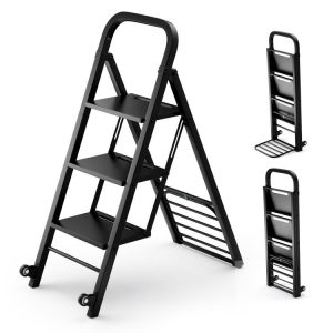 2 in 1 Hand Truck and Ladder Combo with Rubber Wheels and Handle  |   Garden Tools Garden Garden Tools