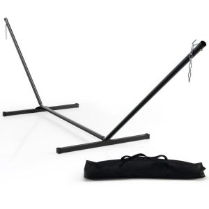 2-Person Heavy-Duty Hammock Stand with  Storage Bag Black |   Hammocks Outdoor & Patio Furniture Black