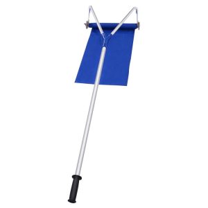 21 Feet Adjustable Aluminium Snow Roof Rake with Wheels and Oxford Slide  |   Garden Tools Garden Garden Tools