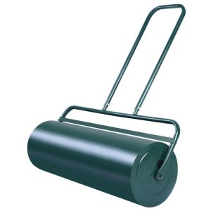 24 x 13 Inch Tow Lawn Roller Water Filled Metal Push Roller Green |   Garden Tools Garden Garden Tools