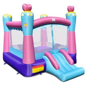 3-in-1 Princess Theme Inflatable Castle without Blower Multicolor |   Bounce House Bounce House Bounce House