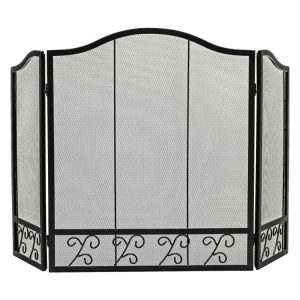 3-Panel Fireplace Screen Decorative Spark Guard  |   Fireplace Tools Fireplace Tools Fireplace Tools