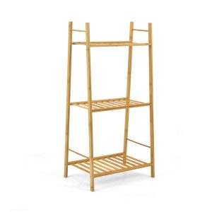 3 Tiers Vertical Bamboo Plant Stand Natural |   Plant Stands Garden Natural