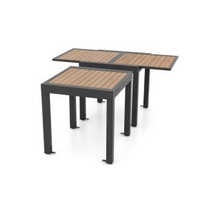 31.5-63 Inches Extendable Patio Table for 4-6 People Natural |   Outdoor Decor Outdoor Natural