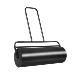 36 x 12 Inch Tow Lawn Roller Water Filled Metal Push Roller Black |   Garden Tools Garden Black