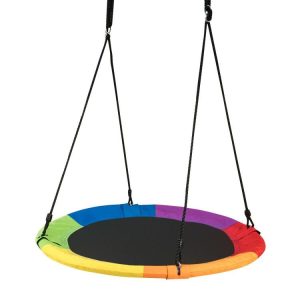 40 Inch Flying Saucer Tree Swing Outdoor Play for Kids  |   Swing & Playsets Outdoor Play Swing & Playsets