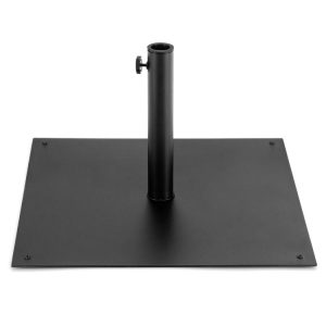 40 lbs Square Umbrella Base Stand with for Backyard Patio Black |   Outdoor Umbrella Bases Outdoor Shades Black