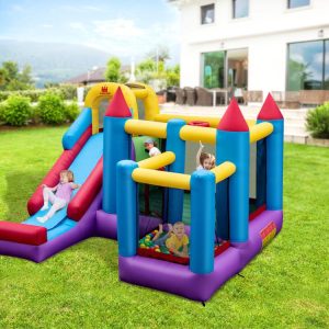 5-in-1 Inflatable Bounce Castle without Blower  |   Bounce House Bounce House Bounce House