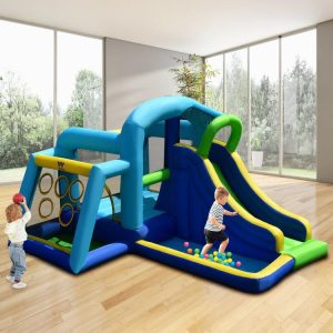 5-in-1 Kids Inflatable Climbing Bounce House without Blower  |   Bounce House Bounce House Bounce House