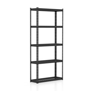 5-Tier Metal Shelving Unit with Anti-slip Foot Pad Height Adjustable Shelves for Garage  |   Garages Garages Garages