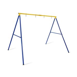 660 LBS Extra-Large A-Shaped Swing Stand with Anti-Slip Footpads (Without Seat) Yellow |   Swing & Playsets Outdoor Play Swing & Playsets