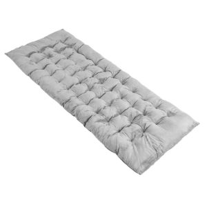 75 x 27.5 Inch Camping Cot Pads with Soft and Breathable Crystal Velvet Gray |   Air Mattresses & Sleeping Bags Air Mattresses & Sleeping Bags Air Mattresses & Sleeping Bags