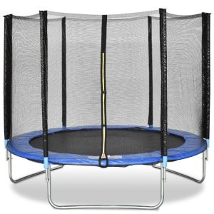 8 feet Safety Jumping Round Trampoline with Spring Safety Pad  |   Trampolines Outdoor Play Trampolines