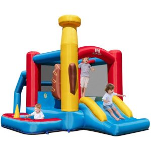 Baseball Themed Inflatable Bounce House with Ball Pit and Ocean Balls with 735W Blower  |   Bounce House Bounce House Bounce House