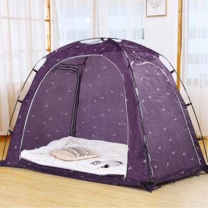 Bed Tent Indoor Privacy Play Tent on Bed with Carry Bag Starlight |   Tents Camping Starlight