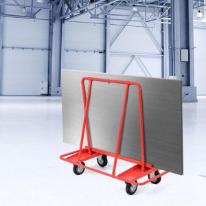 Handling Heavy Duty Sheetrock Sheet Panel Service Cart Red |   Garages Garages Garages