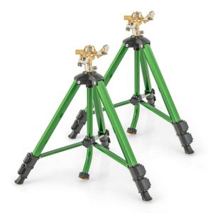 Impact Sprinkler on Tripod Base Set of 2 with 360 Degree Rotation  |   Garden Tools Garden Garden Tools