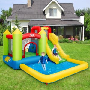 Inflatable Bounce House Water Slide Jump Bouncer without Blower  |   Bounce House Bounce House Bounce House