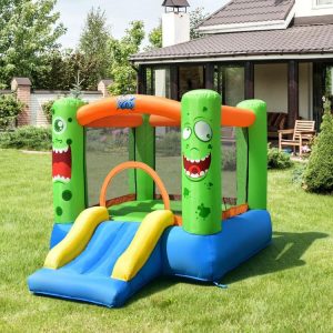 Inflatable Castle Bounce House Jumper Kids Playhouse with Slider  |   Bounce House Bounce House Bounce House