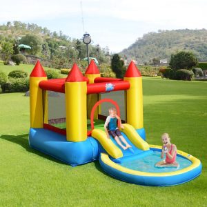 Inflatable Kids Slide Bounce House with 550w Blower  |   Bounce House Bounce House Bounce House