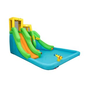 Inflatable Water Park Bounce House with Climbing Wall without Blower  |   Bounce House Bounce House Bounce House