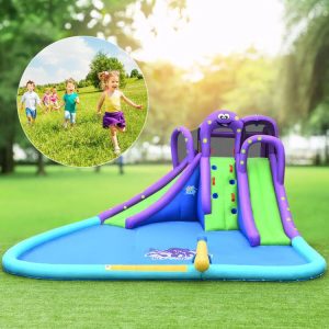 Inflatable Water Park Mighty Bounce House with Pool and 780W Blower  |   Bounce House Bounce House Bounce House