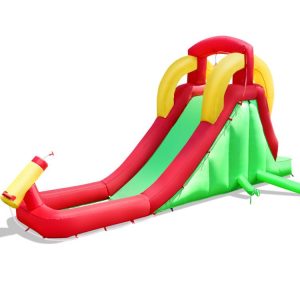 Inflatable Water Slide Bounce House with Climbing Wall and Jumper without Blower  |   Bounce House Bounce House Bounce House