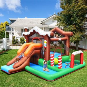 Kids Inflatable Bounce House Jumping Castle Slide Climber Bouncer Without Blower  |   Bounce House Bounce House Bounce House