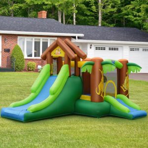 Kids Inflatable Jungle Bounce House Castle including Bag without Blower  |   Bounce House Bounce House Bounce House