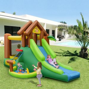 Kids Inflatable Jungle Bounce House Castle with 735W Blower  |   Bounce House Bounce House Bounce House