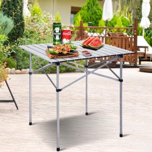 Roll Up Portable folding Camping Aluminum Picnic Table  |   Camping Furniture Camping Camping Furniture