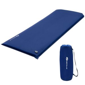 Self-inflating Lightweight Folding Foam Sleeping Cot with Storage bag Blue |   Air Mattresses & Sleeping Bags Air Mattresses & Sleeping Bags Air Mattresses & Sleeping Bags