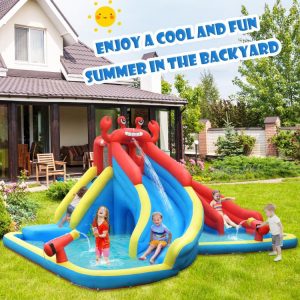 Inflatable Water Slide Crab Dual Slide Bounce House without Blower  |   Bounce House Bounce House Bounce House