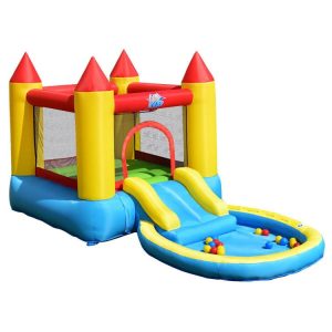 Kids Inflatable Bounce House Castle with Balls Pool and Bag  |   Bounce House Bounce House Bounce House