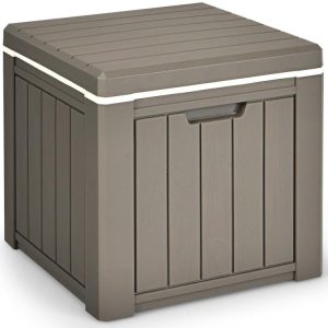 10 4-in-1 Gallon Storage Cooler for Picnic and Outdoor Activities Brown |   Coolers Camping Brown