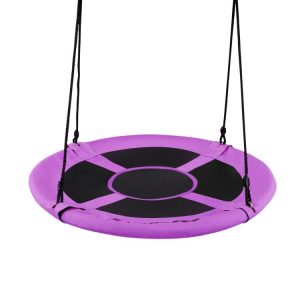 40 Inch Flying Saucer Tree Swing Indoor Outdoor Play Set Purple |   Swing & Playsets Outdoor Play Purple